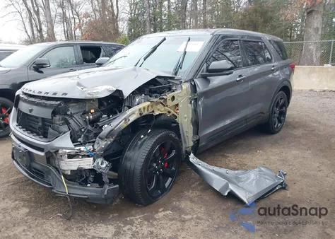 2022 Ford Explorer St из США, поврежденный, VIN 1FM5K8GC5NGA69338